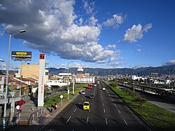 Avenida de Las Américas estación Mundo Aventura de Transmilenio